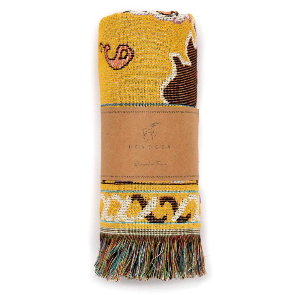 Packaged Hendeer Here Comes the Sun Picnic Rug.