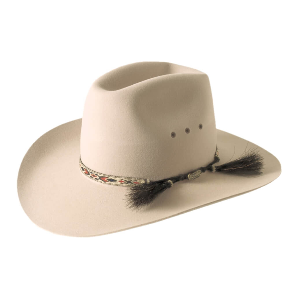 Akubra Stony Creek hat in light sand colour