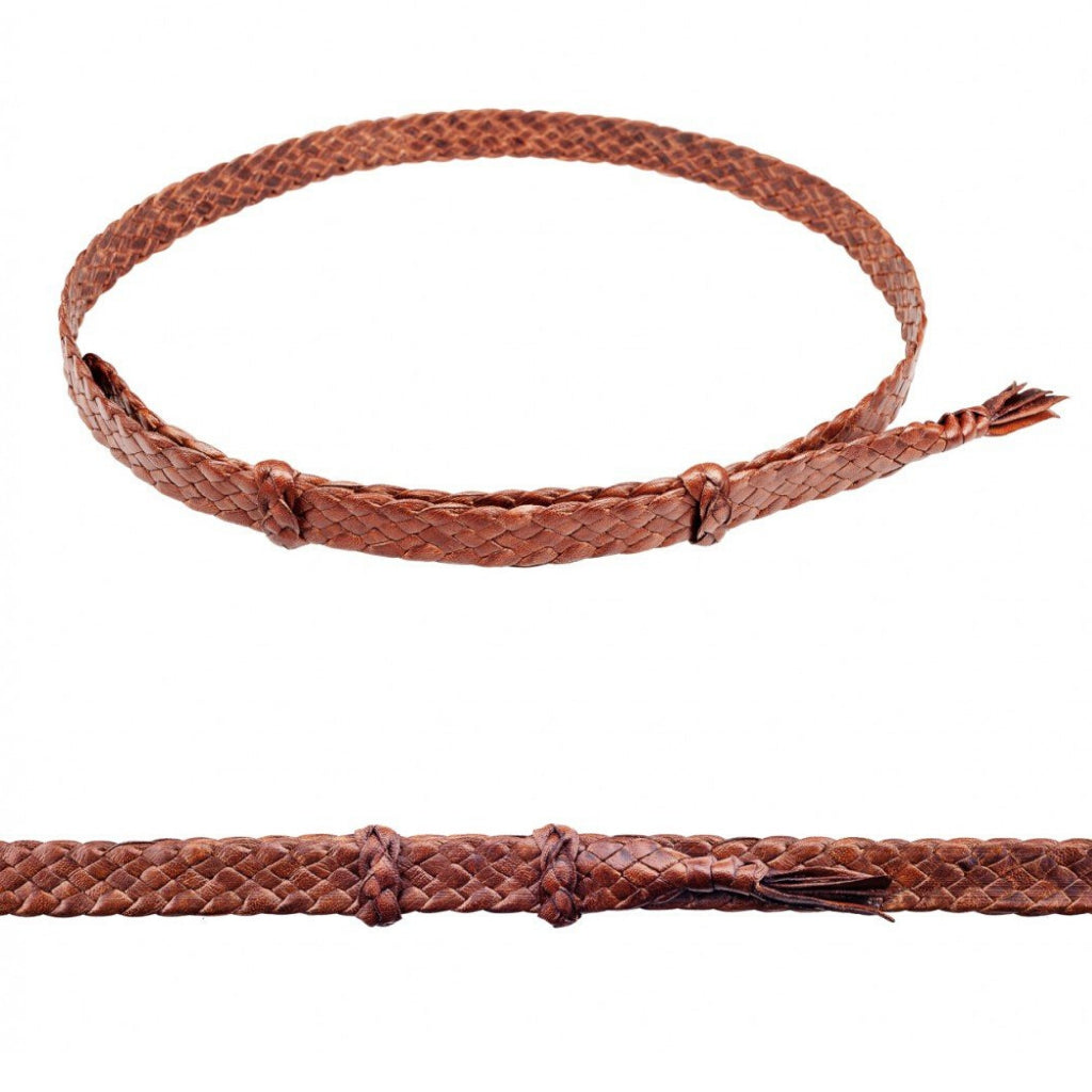 Double Strand Rope Hat Band - Tan