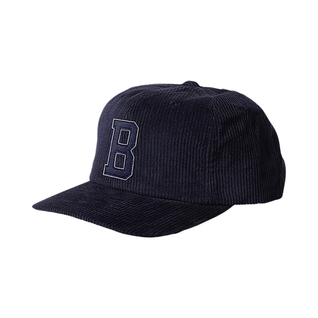 Brixton Big B MP Cap Washed Navy Cord Strand Hatters