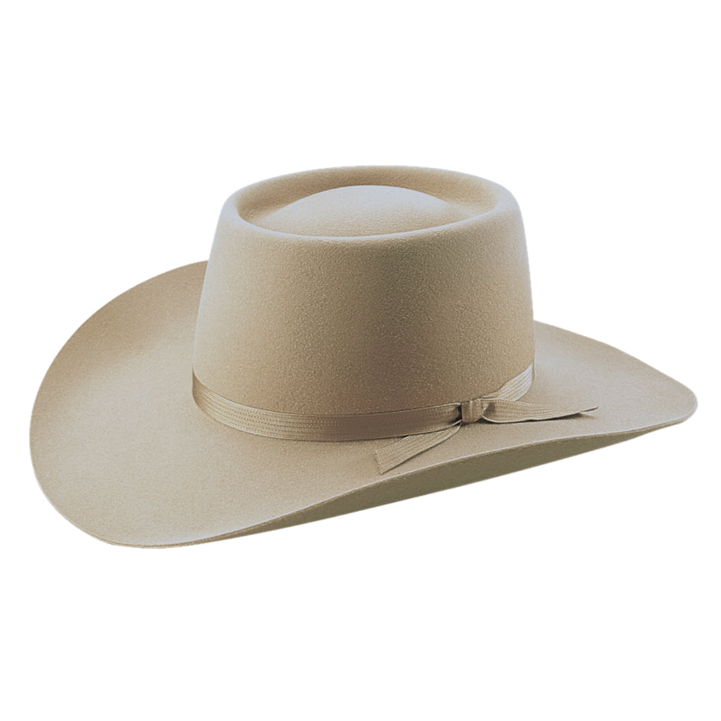 Angle view of Akubra Warrego hat in sand