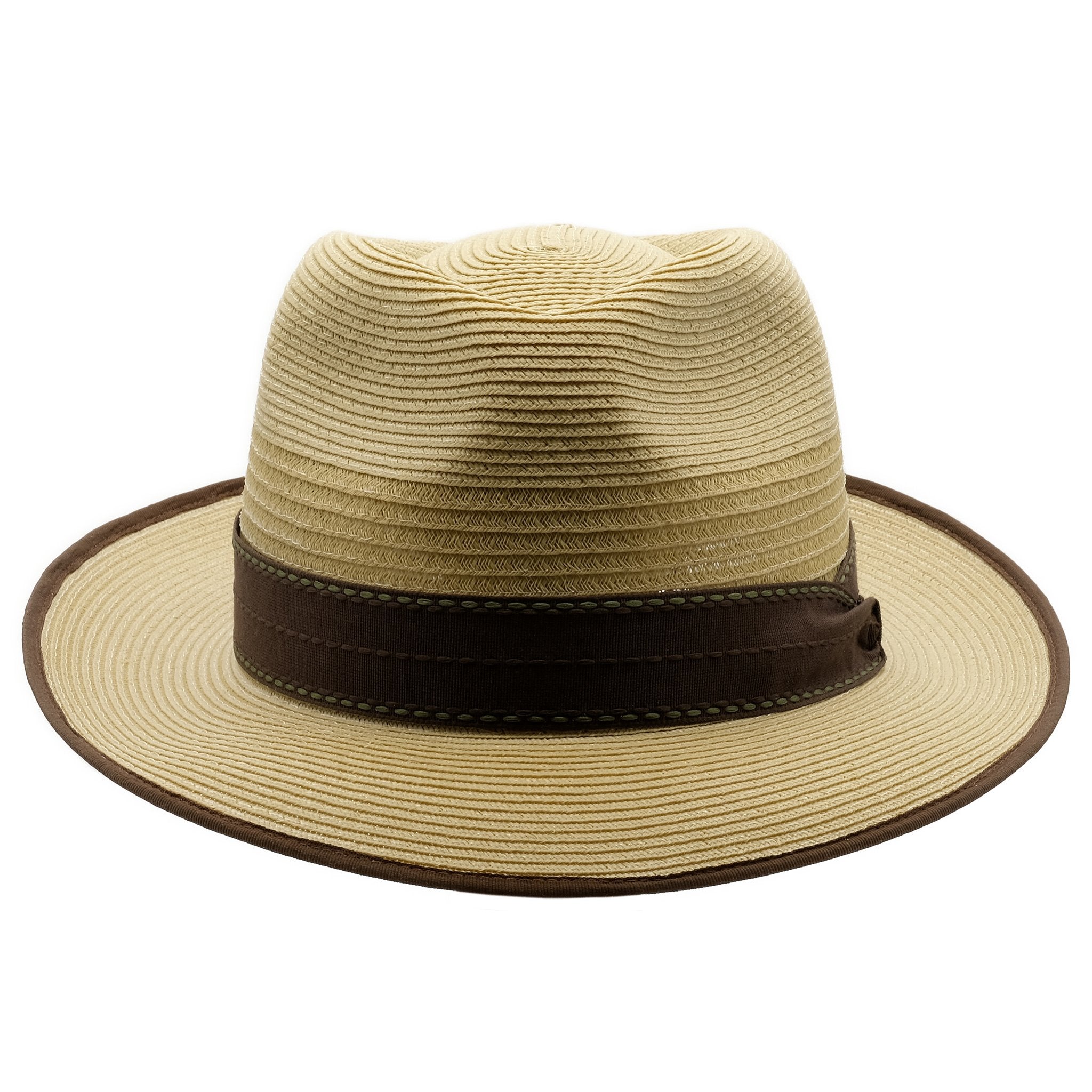 Front view of Akubra Capricorn hat in Fawn colour