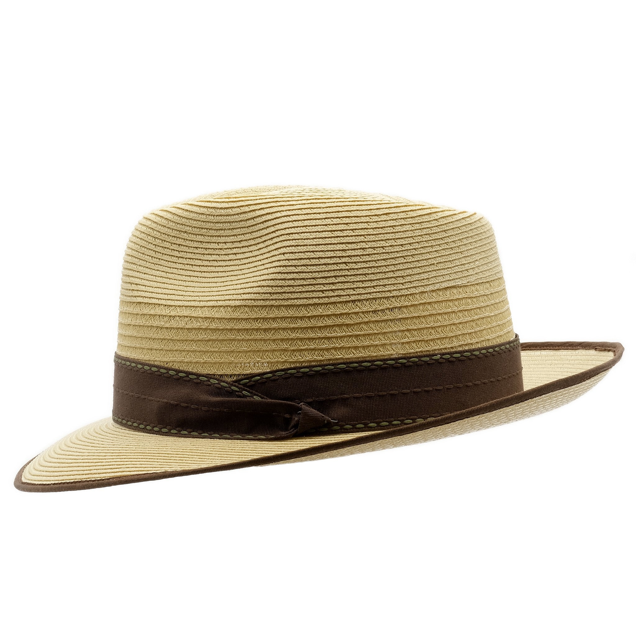 Side view of Akubra Capricorn hat in Fawn colour