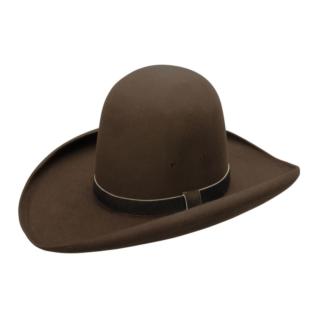 Akubra Sombrero - Fawn, supplied with an open crown
