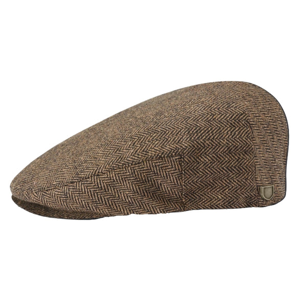 Brixton Hooligan Snap Cap Brown Khaki Strand Hatters